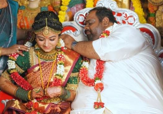 Film Producer, Chandrasekaran got married to actress Mahalakshmi